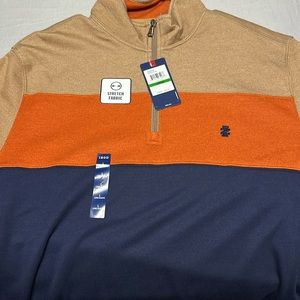 IZOD, long sleeve, quarter zip
